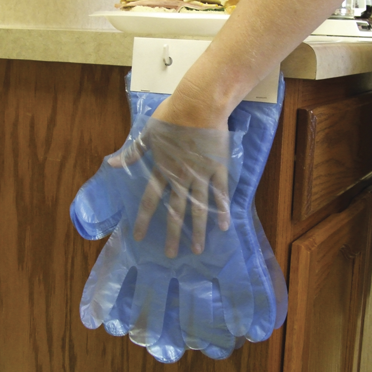 Nonlatex Blue Easy Fit Disposable Gloves from China Manufacturer Ju